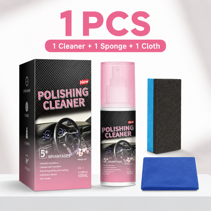 🎉 Buy 2 Get 1 FREE | 🛡️ Non-Greasy Car Plastic & Leather Restorer Spray 🚘