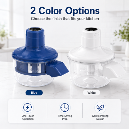 🧄 Electric Automatic Garlic & Fruit Peeler Machine 🍇
