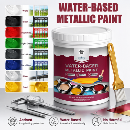 💥 50% OFF TODAY❗🛡️ Water-Based Rust Converter Paint for Metal | Brush-On Protective Coating