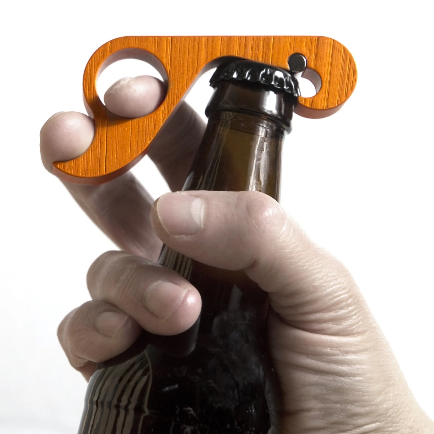 🍻 One-Hand Magnetic Bottle Opener – Easy Pop Cap Catcher for BBQs, Parties & Home Bars