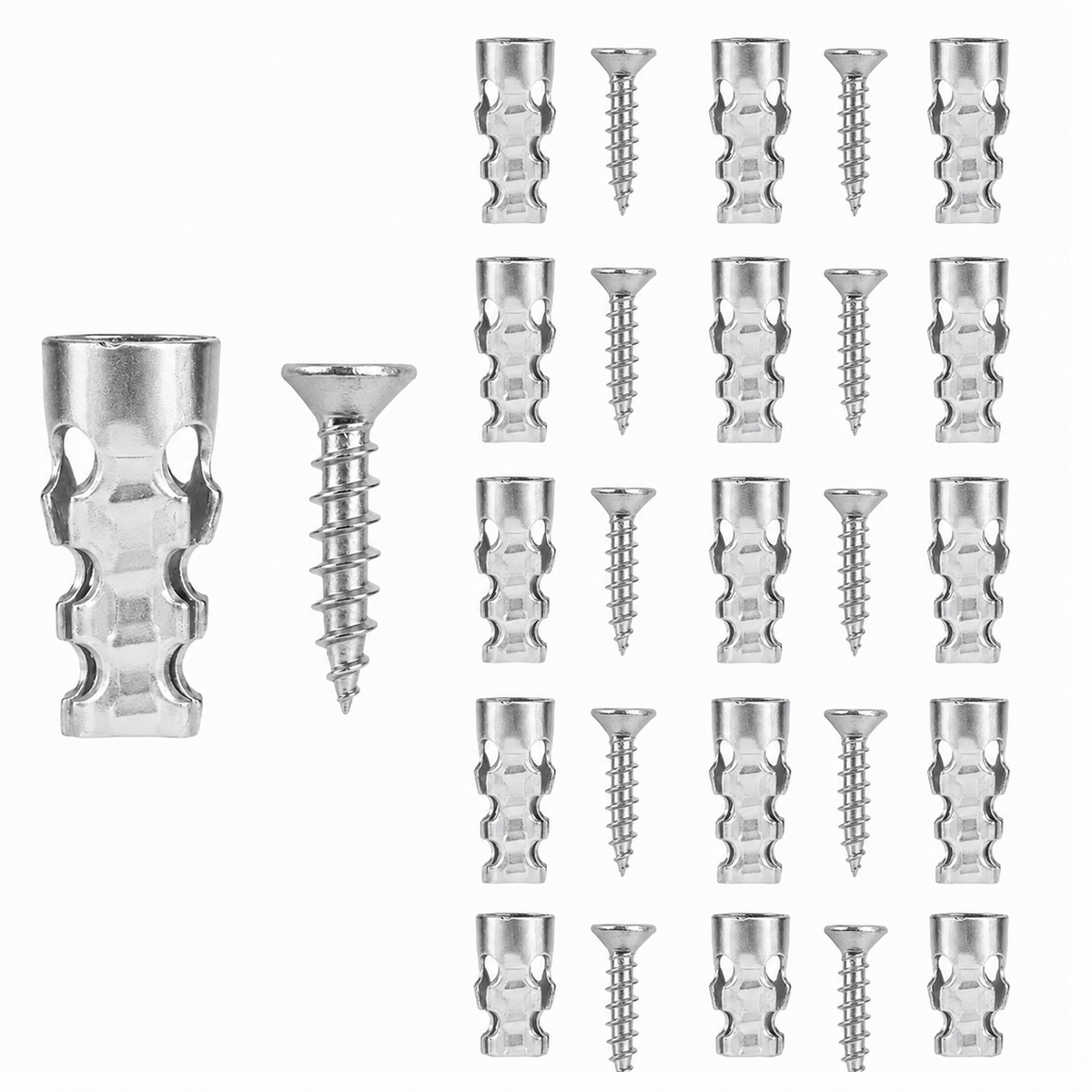 🔩 60Pcs Hinge Repair Kit with Wood Screws 🛠️