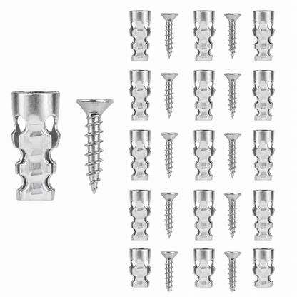 🔩 60Pcs Hinge Repair Kit with Wood Screws 🛠️