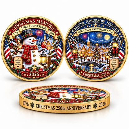 🎄 2026 Christmas 250th Anniversary Commemorative Collectible Keepsake ⭐