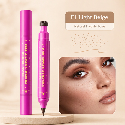 ✨ Dual-Ended Freckle Stamp Pen – Natural Faux Freckles & Beauty Marks in Seconds