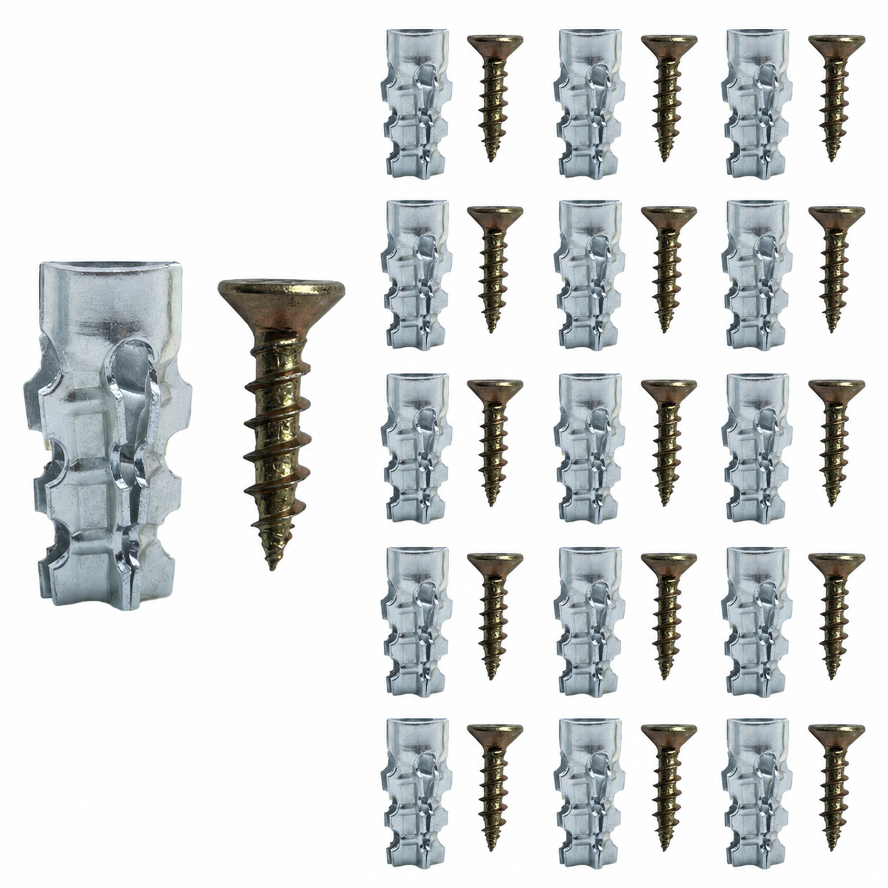 🔩 60Pcs Hinge Repair Kit with Wood Screws 🛠️
