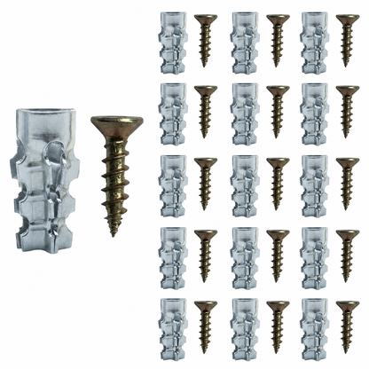 🔩 60Pcs Hinge Repair Kit with Wood Screws 🛠️