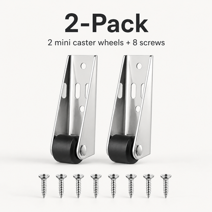 🔥 50K+ Sold! Mini Caster Wheels – Fix Sagging Doors & Move Furniture Easily ✨