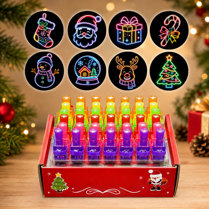 🎃 36-Piece Halloween LED Finger Projection Lights Set for Party Favors 👻