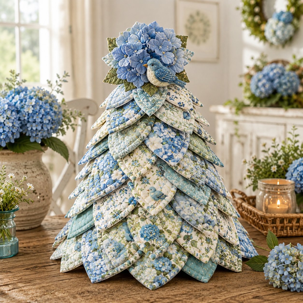 🌻Sunflower Bee Garden Tree DIY Kit - Handmade Fabric Tabletop Tree Decor