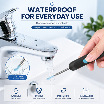 ⏰ 55% OFF Today | 👂1080P HD Wireless Ear Cleaner with Camera & Wi-Fi 📱