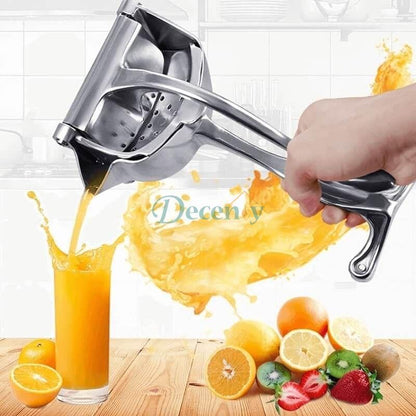 🍊 Easy-Press Stainless Steel Citrus Juicer | No Plug, Less Effort, Fresh Juice