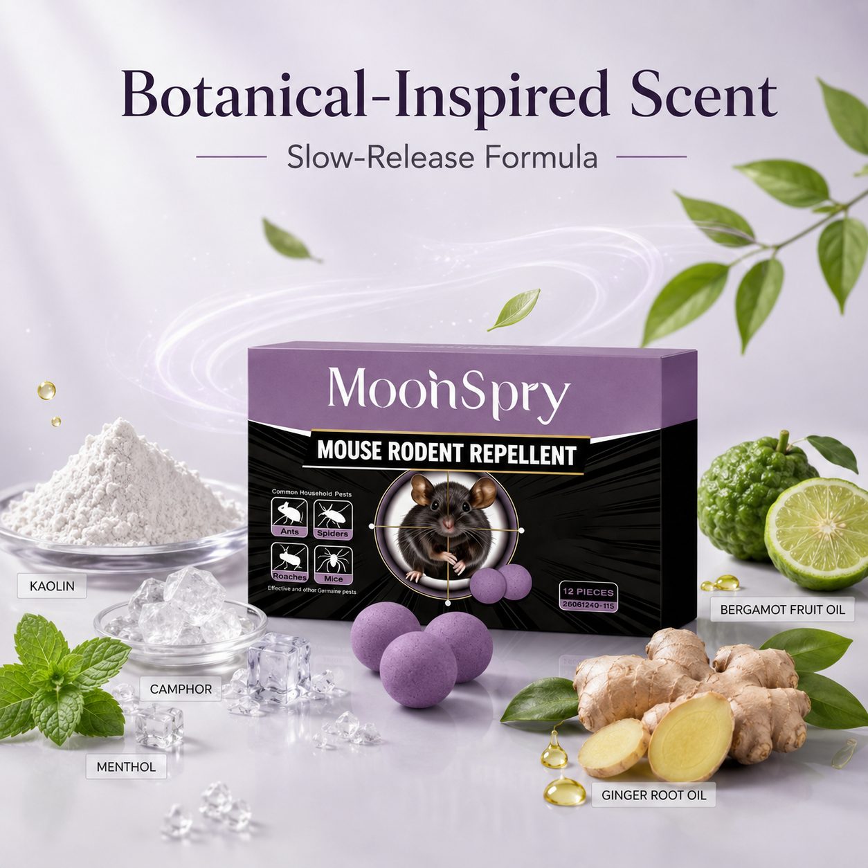 🚫🐭 Natural Rodent Repellent Balls | Keep Mice Away Before They Move In 🌿