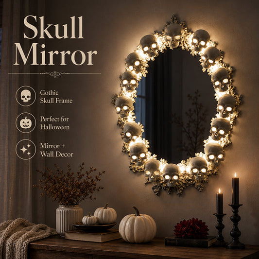 ✨DIY Light-Up Skull Mirror™💀