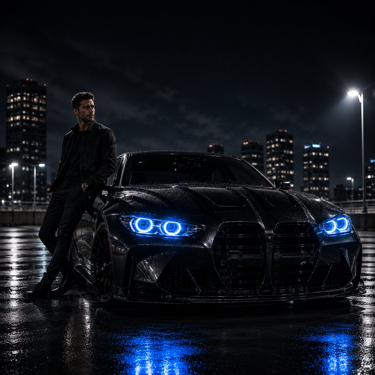 👁️ Demon Eye RGB Headlight Kit – Animated Iris Car Lighting Upgrade