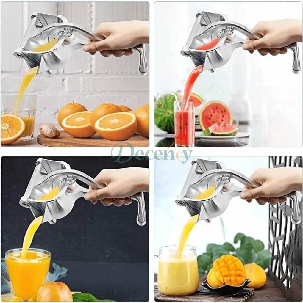 🍊 Easy-Press Stainless Steel Citrus Juicer | No Plug, Less Effort, Fresh Juice