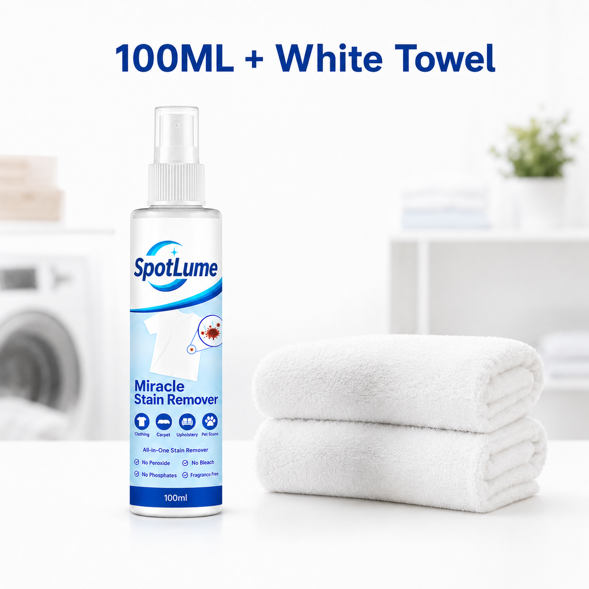 🧼All-in-One Stain Remover Spray ✨ For Clothes, Sofas, Carpets & Pet Messes