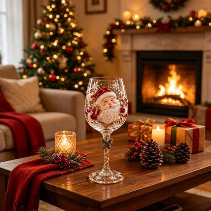 🔥Christmas Wine Glass Collection Gift Box Set