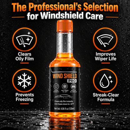 🚗 Auto Windshield Oil Film Cleaner - Anti-Glare Glass Fluid Concentrate ⚡