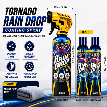 🚗 Instant Water-Repellent Coating Spray Quick Car Paint Gloss Detailing Protection 💧