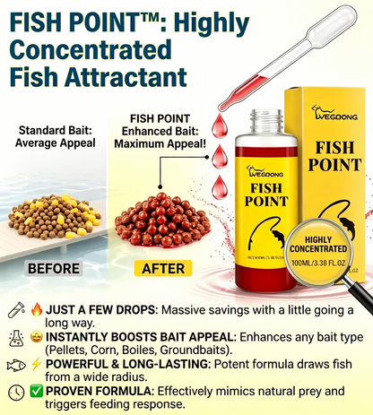 🎣 Concentrated Fish Attractant Liquid – 🐟Fast-Acting Red Worm Formula