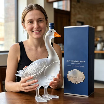 🦢 30th Anniversary 3D Sculpted Bottle | Luxury Gift & Bar Display