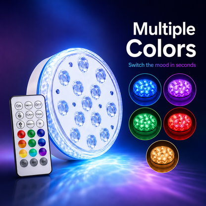 Upgraded Waterproof LED Light with Remote Control