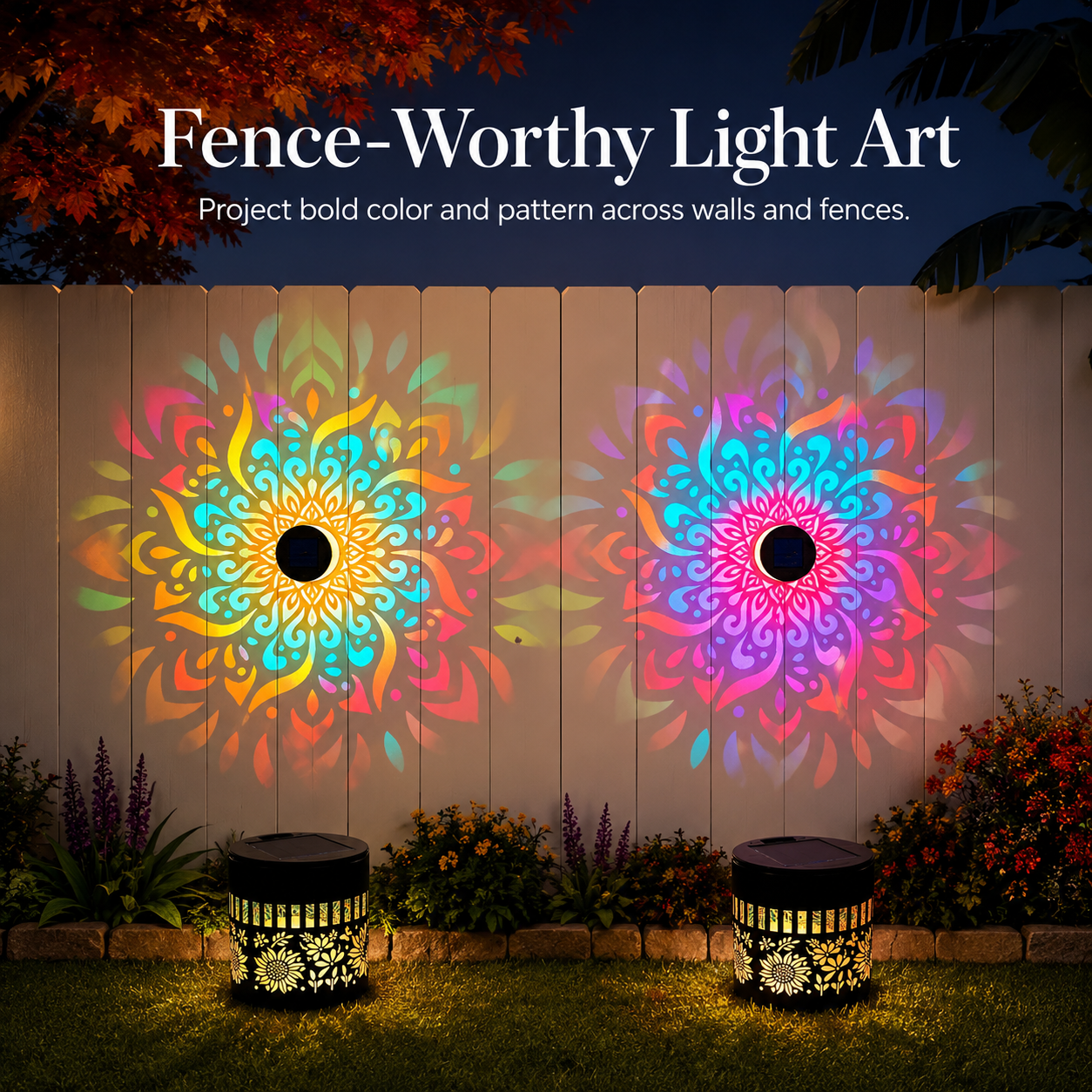 🌞 Solar Garden Light Decor ✨ Cozy Magical Evening Outdoor Glow 🌙