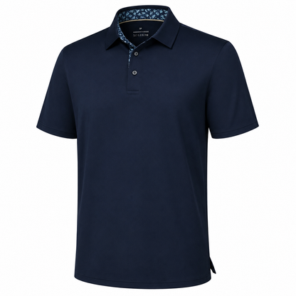 👔 Men's Breathable Stretch Polo Shirt | Cool, Comfortable & Sharp ✨