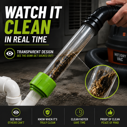 ❄️⚡Universal AC Drain Line Cleaner Adapter – Clears Clogs Fast