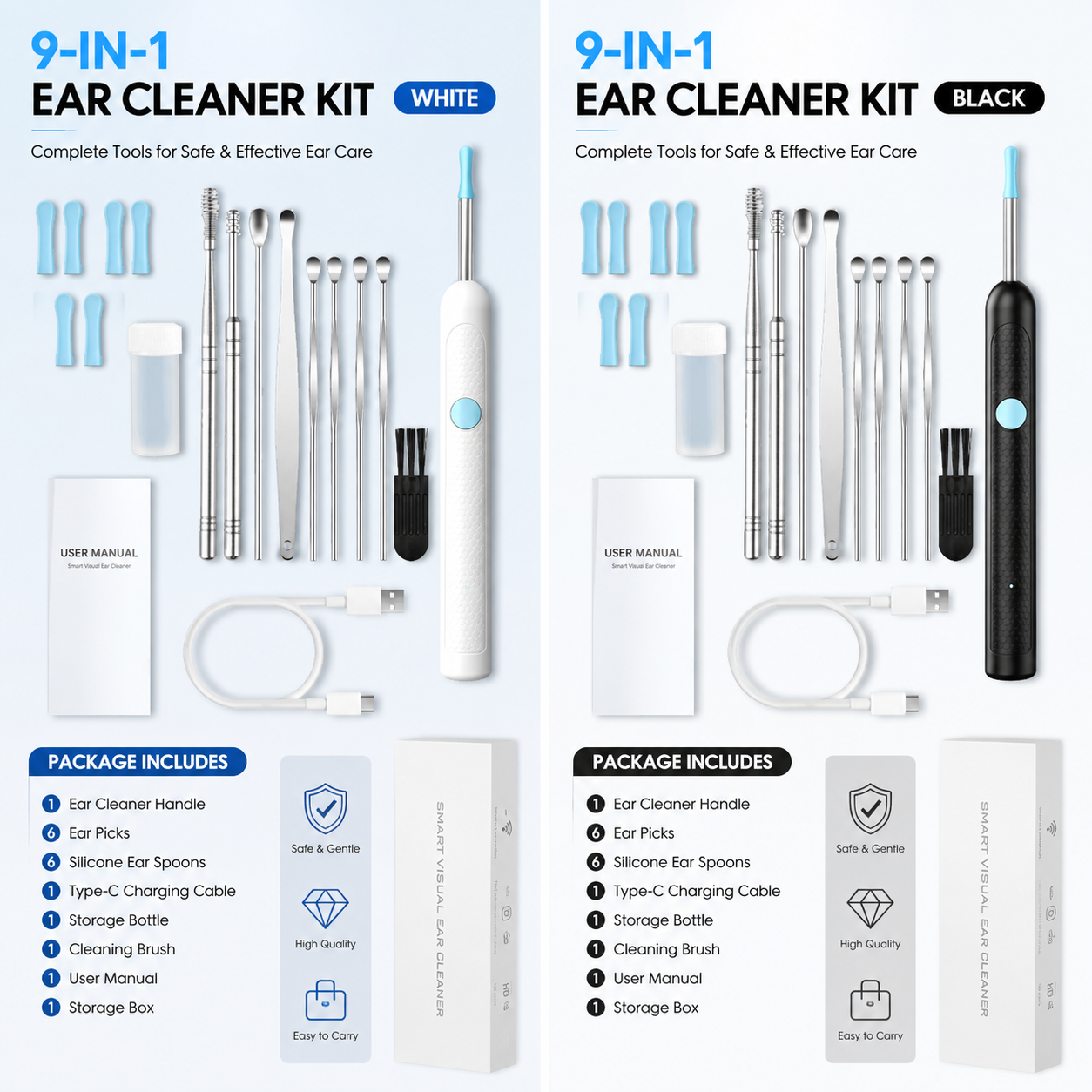 ⏰ 55% OFF Today | 👂1080P HD Wireless Ear Cleaner with Camera & Wi-Fi 📱