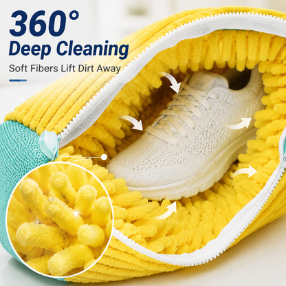 👟 Shoe Washing Bag – Reusable Sneaker Laundry Bag With Soft Cleaning Fibers