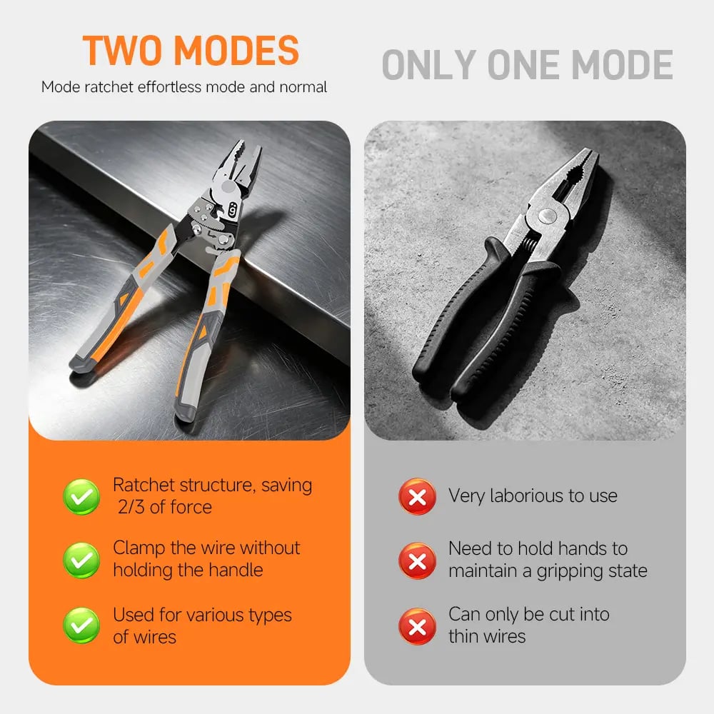 🔧 Self-Locking Ratchet Pliers – Heavy-Duty #55 Steel Grip 🛠️