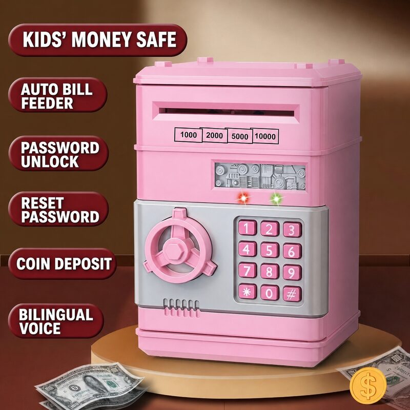 🔥 LIMITED-TIME 50% OFF 🏧 Kids’ ATM Piggy Bank – Make Saving Money Fun!