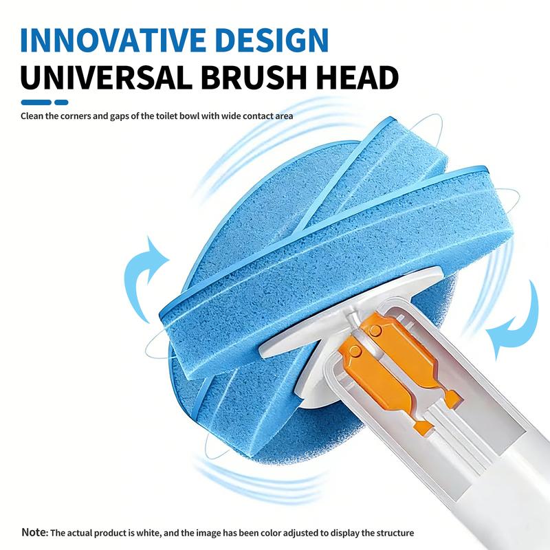 🧼 Disposable Toilet Cleaning Wand Kit Wall Mounted Caddy Storage Holder with Refills 🚽