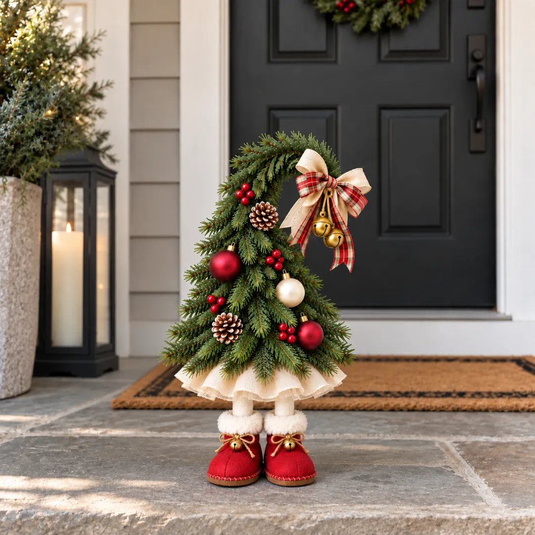 ✨Whimsical Christmas Elf Tree Decor—A Charming Tree🎄