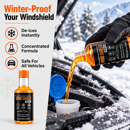 🚗 Auto Windshield Oil Film Cleaner - Anti-Glare Glass Fluid Concentrate ⚡