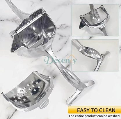 🍊 Easy-Press Stainless Steel Citrus Juicer | No Plug, Less Effort, Fresh Juice