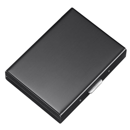 💳 Stainless Steel RFID-Blocking Card Holder – Slim 6-Slot Security Wallet ✨