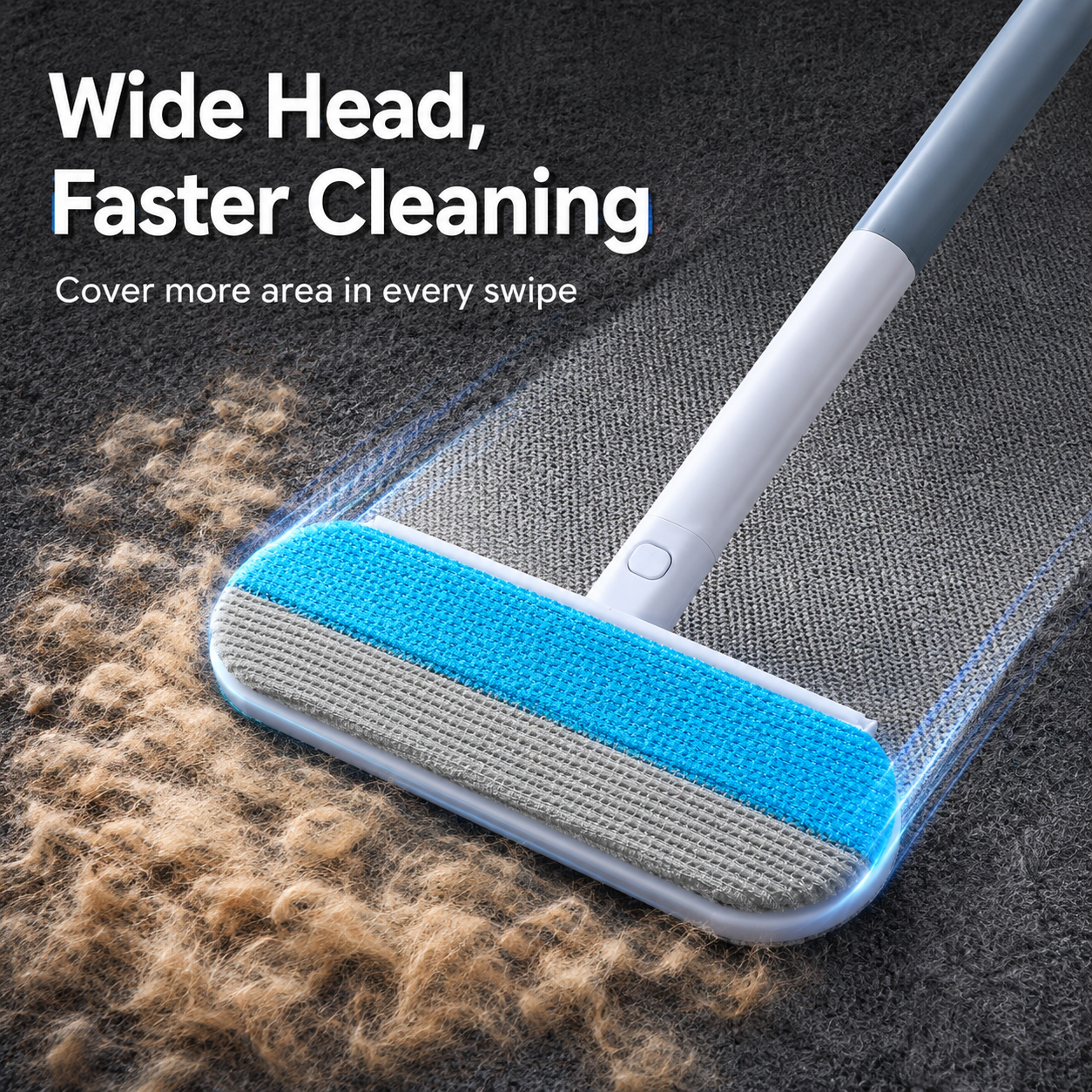 🐾 Extendable Pet Hair & Dust Brush – Reusable Sofa, Clothing & Window Tool ✨