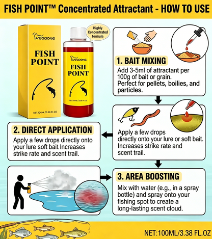 🎣 Concentrated Fish Attractant Liquid – 🐟Fast-Acting Red Worm Formula