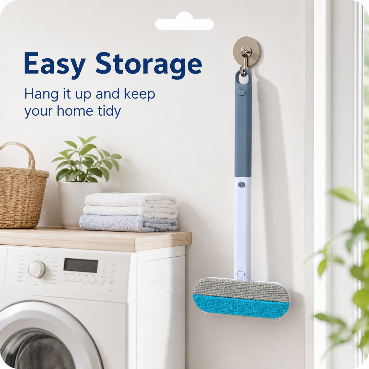 🐾 Extendable Pet Hair & Dust Brush – Reusable Sofa, Clothing & Window Tool ✨