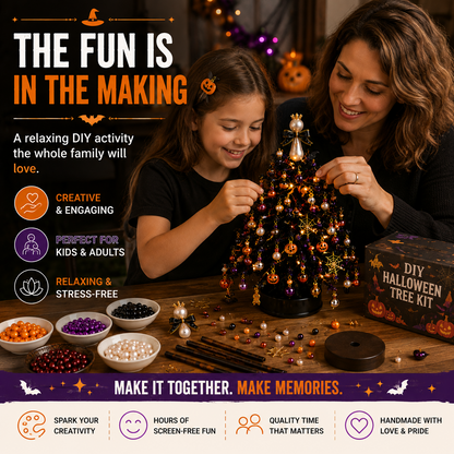 🎄 DIY Beaded Christmas Tree Kit – Handmade Holiday Craft