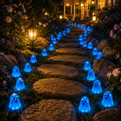 👻 Glow-in-the-Dark Mini Ghosts – Halloween DIY Decor ✨