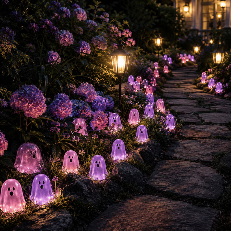 👻 Glow-in-the-Dark Mini Ghosts – Halloween DIY Decor ✨