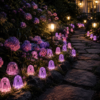 👻 Glow-in-the-Dark Mini Ghosts – Halloween DIY Decor ✨