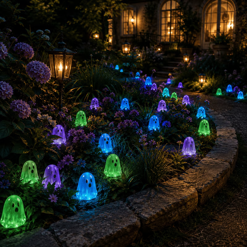 👻 Glow-in-the-Dark Mini Ghosts – Halloween DIY Decor ✨