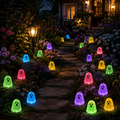 👻 Glow-in-the-Dark Mini Ghosts – Halloween DIY Decor ✨