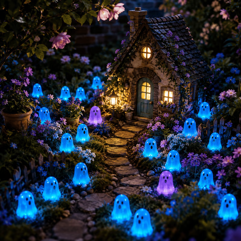 👻 Glow-in-the-Dark Mini Ghosts – Halloween DIY Decor ✨