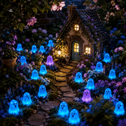 👻 Glow-in-the-Dark Mini Ghosts – Halloween DIY Decor ✨