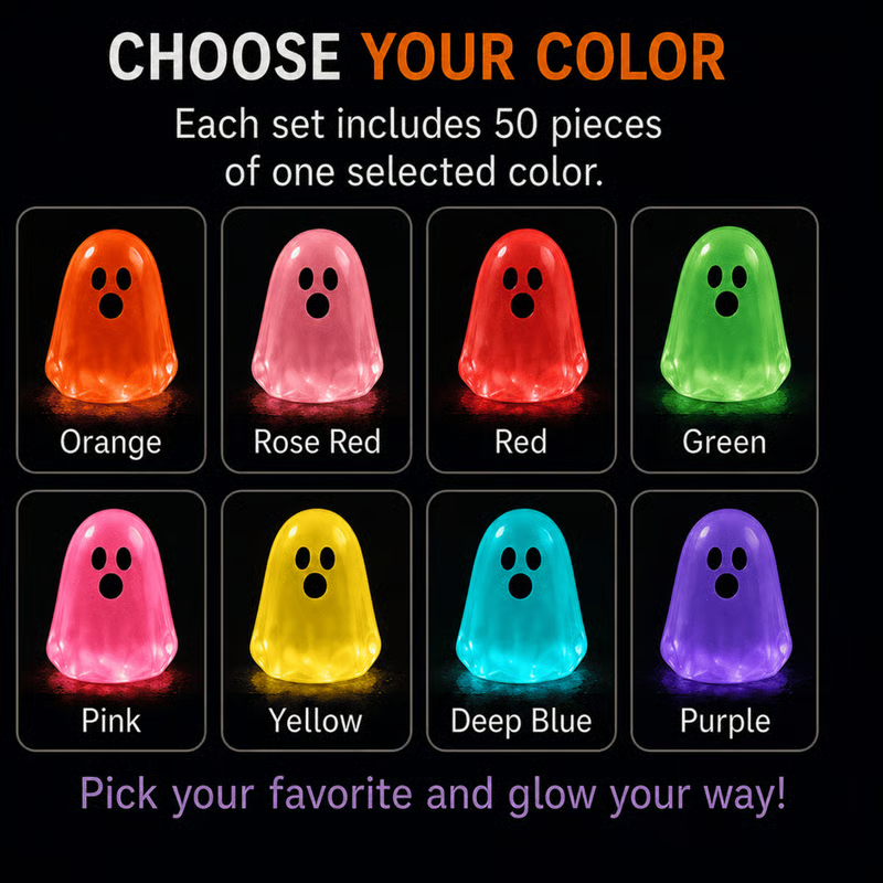👻 Glow-in-the-Dark Mini Ghosts – Halloween DIY Decor ✨